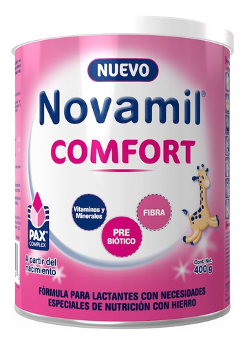 Novamil Comfort A Partir Del Nacimiento, Bote Con 400g. Sin Sabor