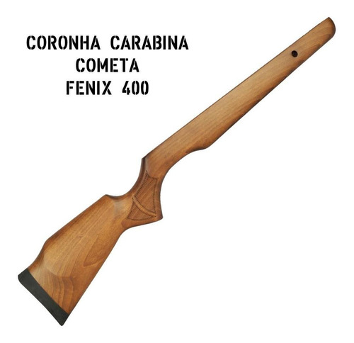 Coronha Madeira Carabina Espingarda Pressão Cometa Fênix 400