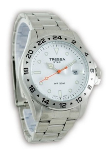 Reloj Tressa Hombre De Acero Sumergible Modelo Bastian