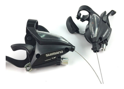 Par Alavanca Freio Trocador Shimano Ef500 21v 3x7 Ez Fire