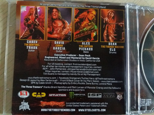 Cd The Three Tremors (2018 Tim Ripper Owens Ex- Judas Priest