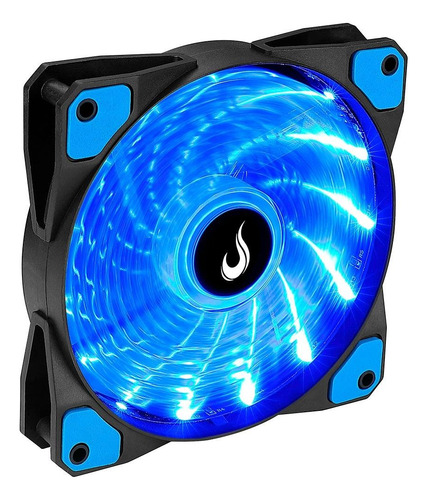 Cooler Fan Rise Mode Wind W1 120mm Led Azul Preto Rm-wn-01bb