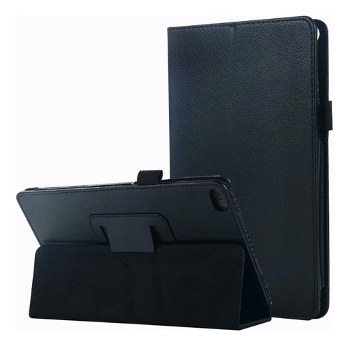 Estuche Tipo Agenda Para Lenovo E7 2018 Negro