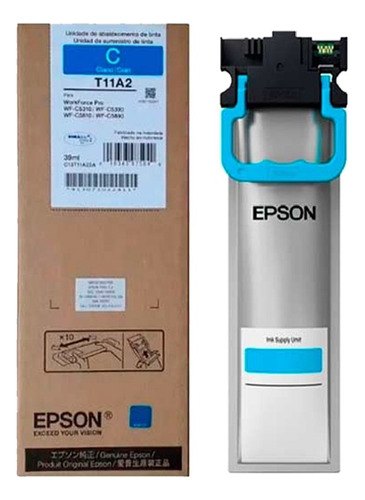  Tinta Epson Original Cyan T11a220 Para Wf-c5390-c5890