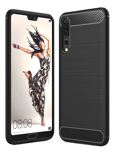 Funda Case Tpu Carbón Para Huawei P20 Pro Clt-l29