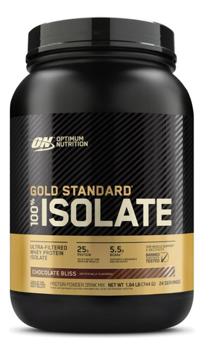 Proteina 100% Isolate Whey Gold 1,68 Lb - Optimum Nutrition 