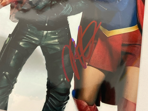 Autografo Grant Gustin Flash Melissa Benoist Supergirl Flash (Usado)