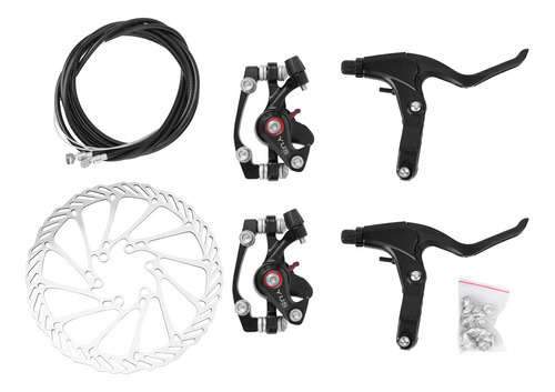 Kit De Freno De Disco Ajustable Para Bicicleta Con Rotor De