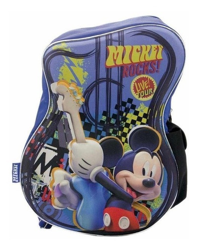 Mochila Espalda Escolar Mickey Mouse Disney 16 Pulgadas