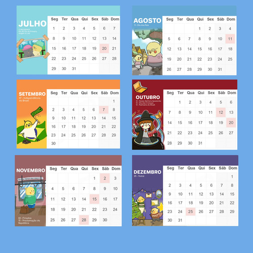 Calendário Psita Store 2024