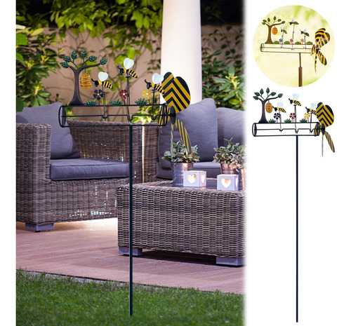 Moinhos De Vento Little Bee, Pátio, Decoração De Jardim, Moi