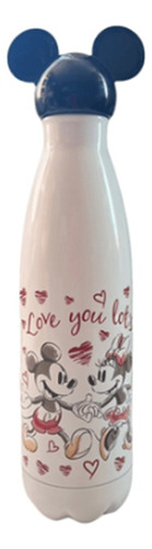 Botella Mickey Y Minnie Acero Inoxidable Disney 500 Ml
