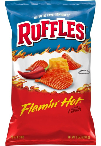 Ruffles Flamin Hot (226.8 G) 4 Pack