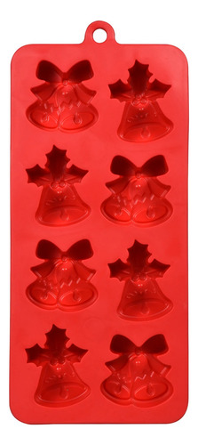 Molde De Silicón Flexible Figuras Navidad - Galletas, Hielos