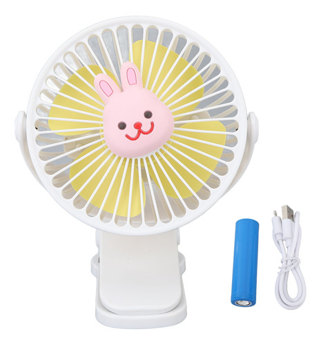 Ventilador Para Cochecito De Bebé, Usb, 3 Velocidades, Portá