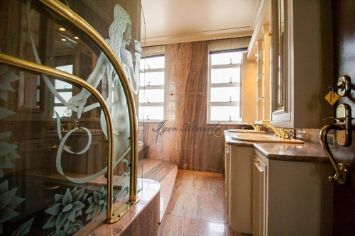 Imagem 21 de 30 de Luxuosa Cobertura Com 4 Dormitórios À Venda, 917 M² Por R$ 10.000.000 - Higienópolis - São Paulo/sp - Co0262