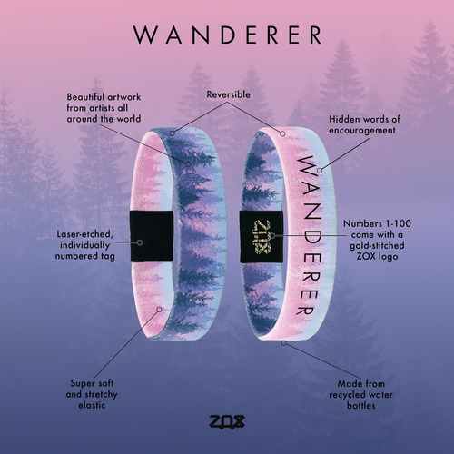 Bracelets Zox Wanderer | Banda Elástica Elástica Con Y Obras