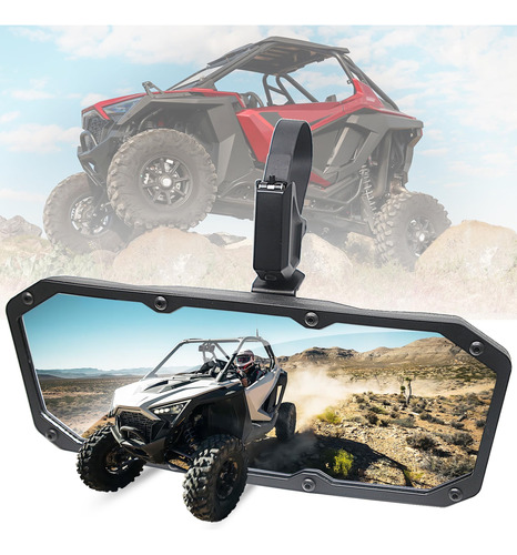 Mzs Espejo Retrovisor Utv Central Rzr Para Barra Antivuelco