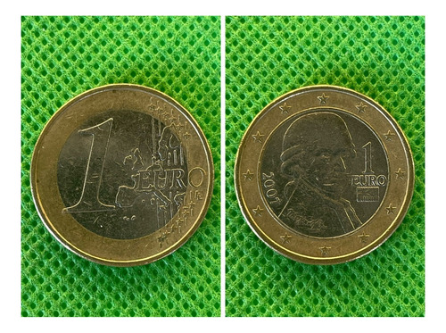 Moneda De 1 Euro, Austria 2007.