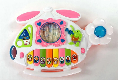 Juguete Piano Musical Con Luces Canciones Musica Niñas Bebes
