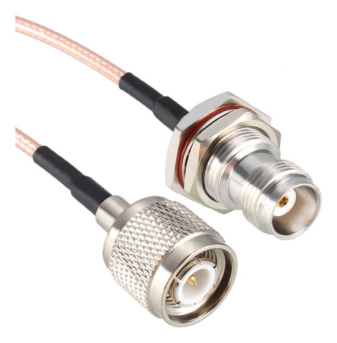 Cable Coaxial Rg316 Tnc Macho A Tnc Hembra Pasante 50ohm 24