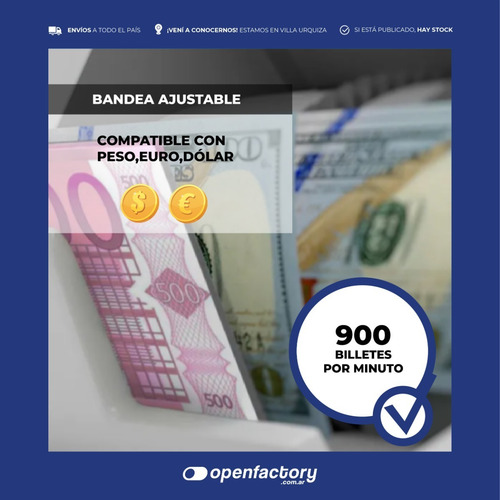 Imagen 6 de 9 de Maquina Daewoo Contadora De Billetes Detección Automatica.