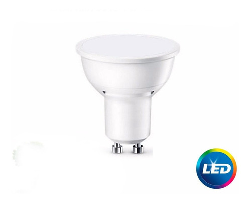 Lampara Gu10 Led 7w Fria Calida Reemplazo Dicroica Comun Can