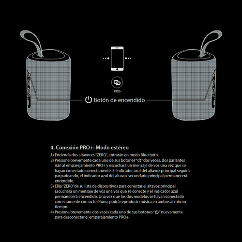Parlante Portátil Zero Bluetooth Ipx6 Master G