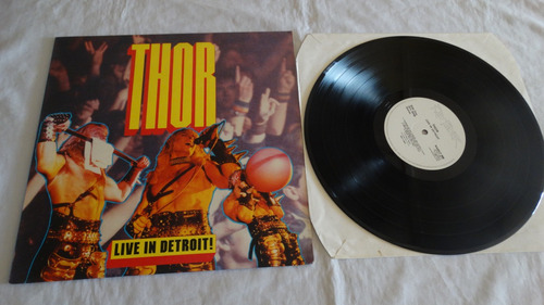 Thor - Live In Detroit '1985 (raw Power) (vinilo:nm - Cover: