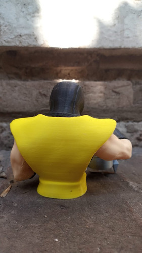 Busto Scorpion Tomando Mate Cebando Figura Pla Pixelados_