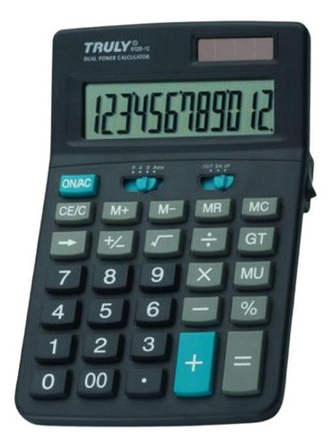 Calculadora De Mesa 12 Dígitos - 812b-12