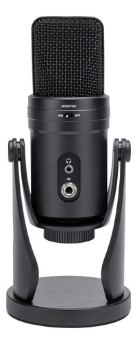 Microfone condensador USB Samson G-track Pro Black Silver
