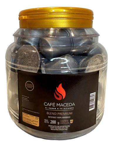 Capsulas De Cafe Maceda Compatibles Nespresso X48 Premium