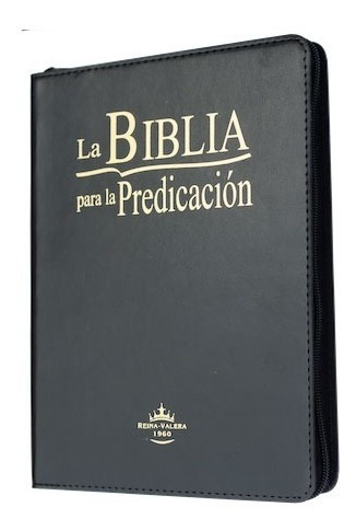 Biblia De La Predicación Reina Valera 1960 Con Forro Negro