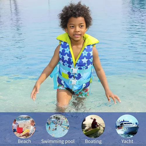 Chaleco Salvavidas Niña 6 Años Para Aprender A Nadar Seguro
