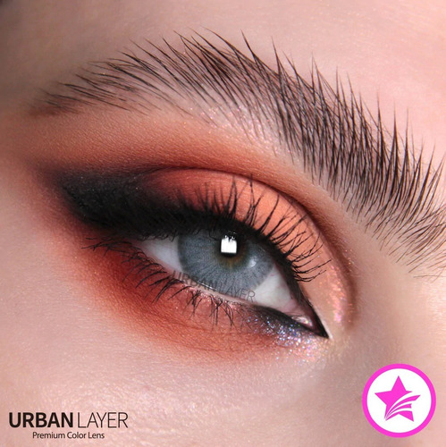 Imagen 2 de 10 de Urban Layer - Gogh N Ice Gray Lentes De Contacto Anuales