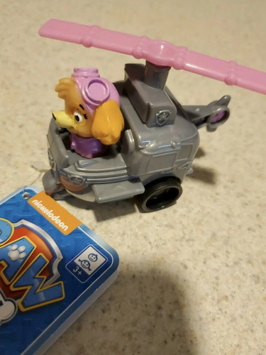 Vehículo Paw Patrol Skye Cachorro Con Ruedas 6cm Original