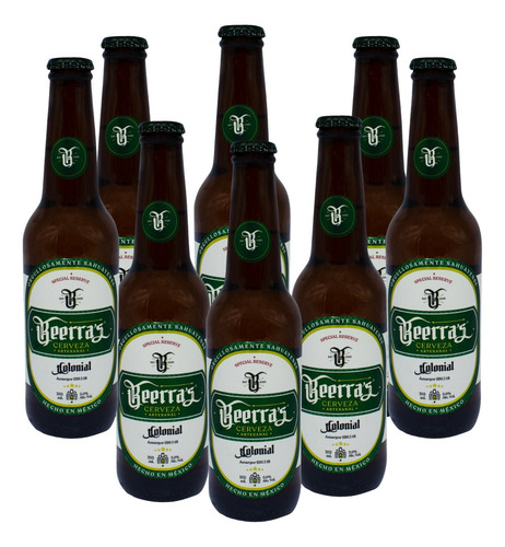 Cerveza Artesanal Estilo Colonial Beerras 8 Botellas 355ml