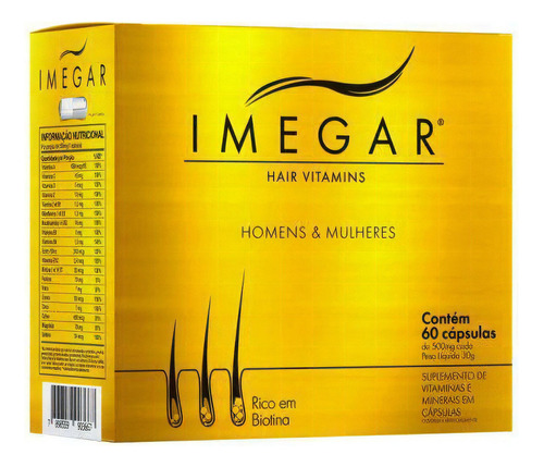 Imegar Hair 60 Comprimidos Prowin