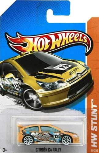 Carrinho Hot Wheels Citroen C4 Rally Hw Stunt 2013 X1731 