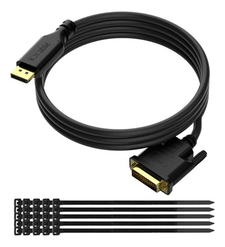 Cable Displayport A Dvi De 10 Pies, Cable Adaptador Dp A Dvi