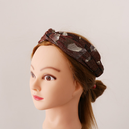 Diadema De Cabellero Mujer Turbante Elástico Con Nudo