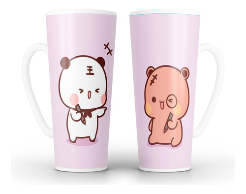 Duo Taza Conica Premium Bubu Y Dudu Garabato