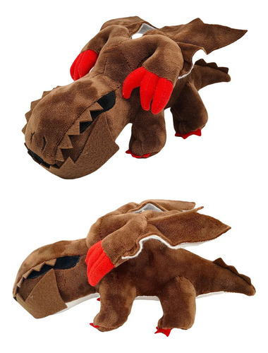 Muñeca Gore Magala De Peluche Dragon Monster Hunter De 24 Cm