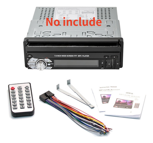 Controlador Para Radio De Coche Bluetooth Auto Retráctil
