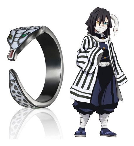 Anillo Iguro Obanai Ajustable | Demon Slayer Kimetsu Noyaiba