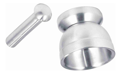 Set De Mezcla Y Molienda De Acero Inoxidable Mortero Y