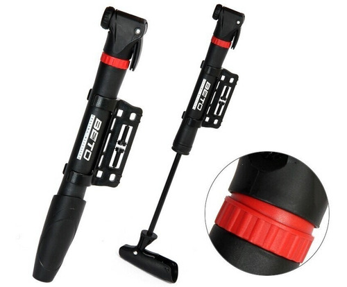 Imagen 3 de 8 de Inflador De Bicicleta Pico Bici Auto Presta Beto Cmp004