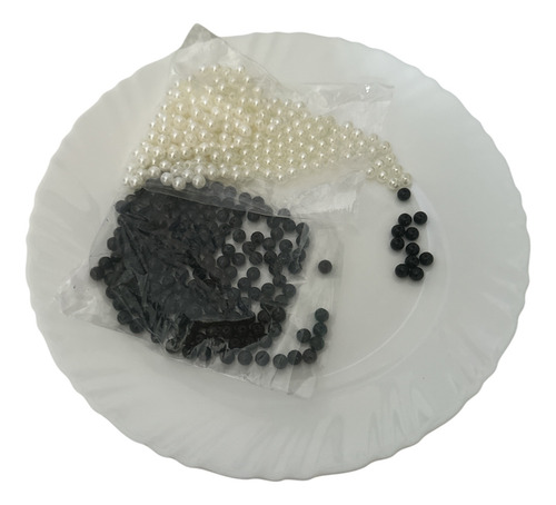 Pérola Número 8 Abs Kit Com Dois Pacotes 50 G Cada