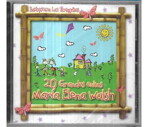 Las Tortuguitas Album 20 Grandes Exitos Maria Elena Walsh  